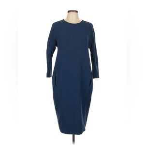 By Malene Birger Navy Bracelet Sleeve Dress Sz 36